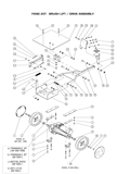 FANG20T Brush Lift / Transaxle & Wheel Assembly